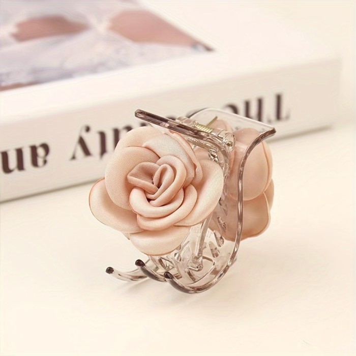 Camellia Hair Clip, Hair Accessories, Holiday Gift For Girls