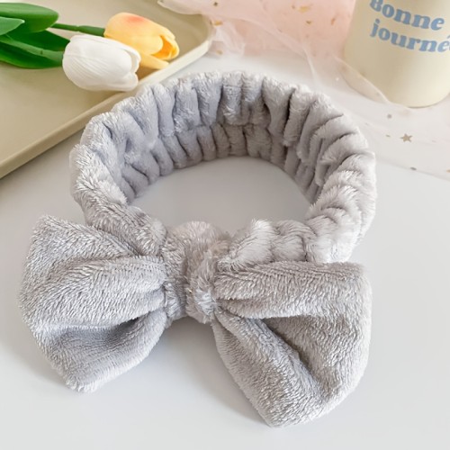Plush Soft Headband Cross Kont Hairband Elastic Hair Band For Women Daily Use Wash Face Turban Headwear Hair Accessories