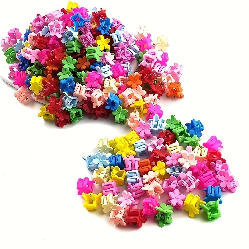 20\u002F50pcs Mini Flower Claw Clips Flower Claw Clip Fo   Sweet Hair Clip For Side Hair Bang Braids   Hair Accessories Hair Clips
