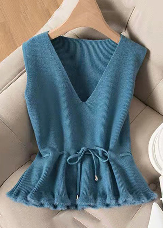 30960-Sweater Vest-French Blue