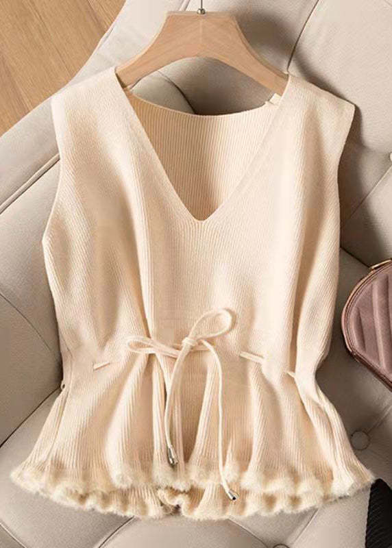 Blue Ceramic Knit Vest