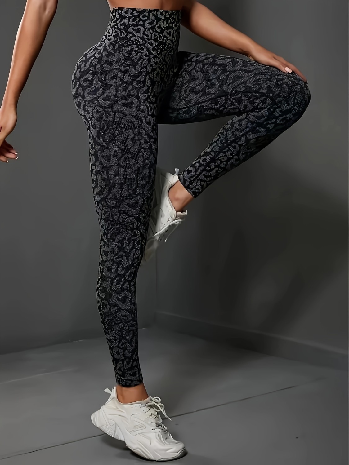 Sports Women Leopard Print Yoga Pants