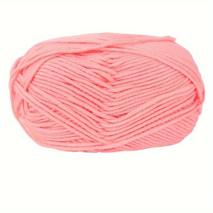 1pc Milk Cotton Yarn For DIY Knitting And Crocheting Blanket Sweater Scarf Doll Crochet Amigurumi Thread Tuffting Gun Line 5plys 3740.16inch 1.76oz\u002Froll