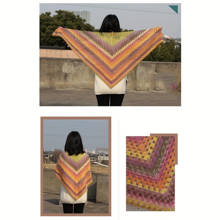 3pcs 5.29oz\u002F3pcs High Quality 100% Wool Colored Yarn Hand Knitting Yarn Crochet Yarn Crocheting For Scarf Shawl Sweater