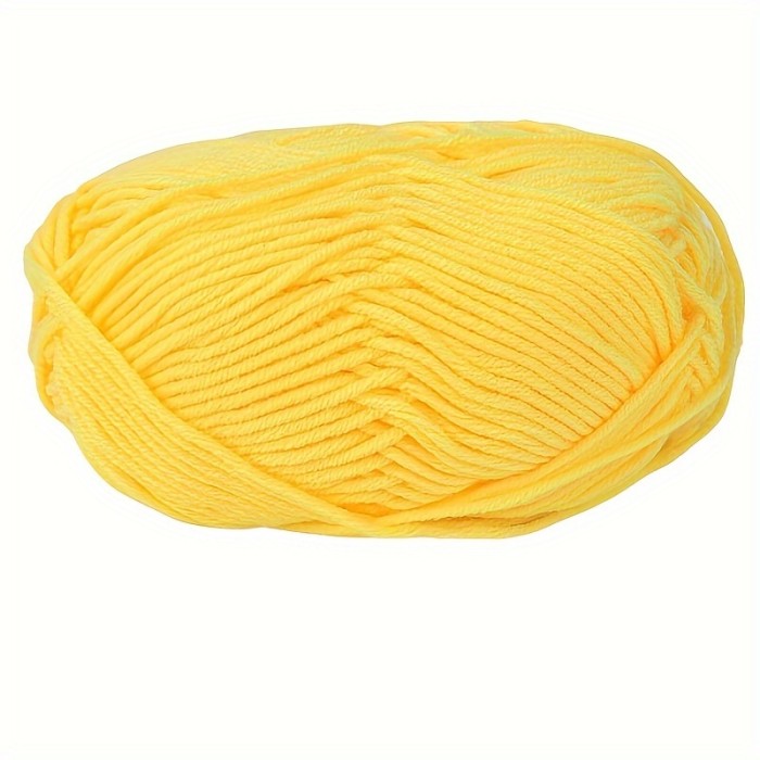 1pc Milk Cotton Yarn For DIY Knitting And Crocheting Blanket Sweater Scarf Doll Crochet Amigurumi Thread Tuffting Gun Line 5plys 3740.16inch 1.76oz\u002Froll
