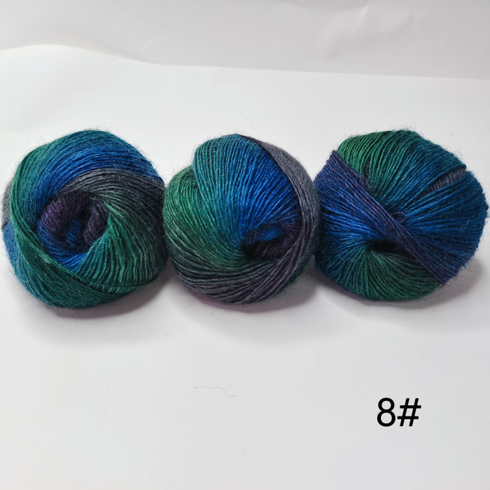 3pcs 5.29oz\u002F3pcs High Quality 100% Wool Colored Yarn Hand Knitting Yarn Crochet Yarn Crocheting For Scarf Shawl Sweater