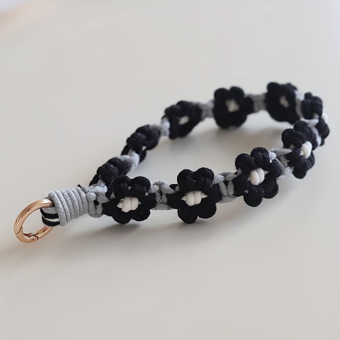 Unique Handwoven Cotton Rope Pendant for Mobile Phone, Key, Bag - Fashionable Accessory