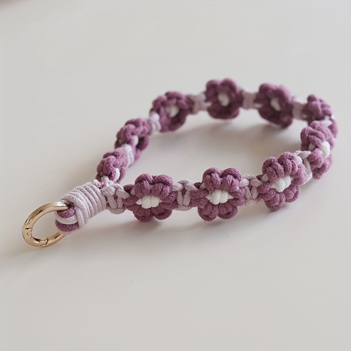 Unique Handwoven Cotton Rope Pendant for Mobile Phone, Key, Bag - Fashionable Accessory
