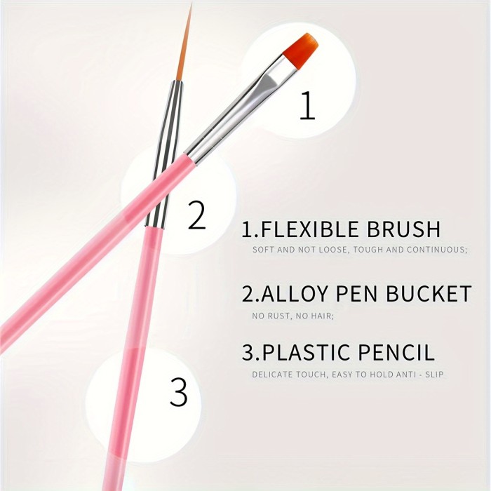 15-in-1 Nail Art Tool Set with UV Nail Lamp, Professional Nail Polisher, Dead Skin Remover, Finger Divider - Stainless Steel Kit for DIY Nail Art, USB Powered, Hypoallergenic, No Gel or Powder Included, Weight \u003E300g