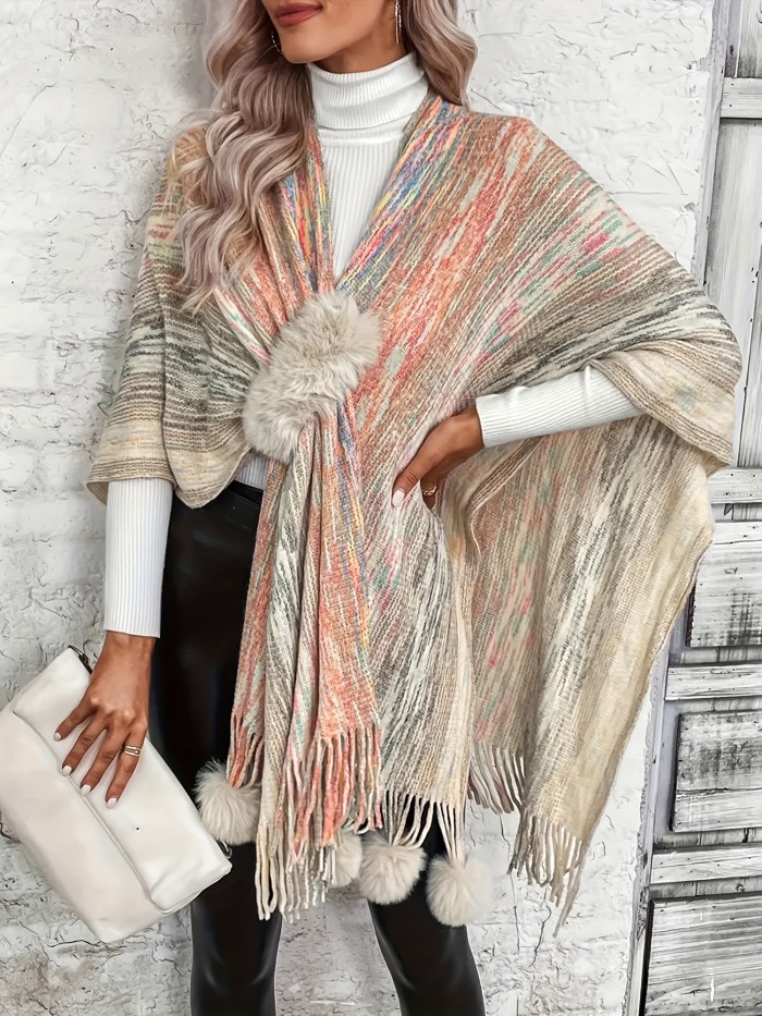 Stylish Tassel Hem Long Sleeve Drop Shoulder Cardigan - Soft, Cozy, Elegant Fall & Winter Essential - Women's Fashion Clothing for Chic Everyday Wear