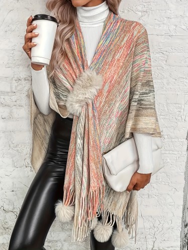 Stylish Tassel Hem Long Sleeve Drop Shoulder Cardigan - Soft, Cozy, Elegant Fall & Winter Essential - Women's Fashion Clothing for Chic Everyday Wear