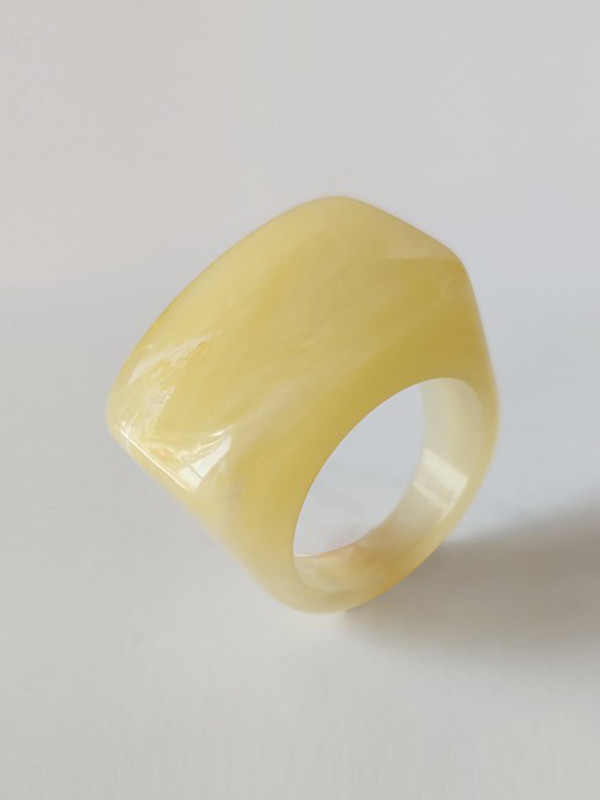 Original Acrylic 11 Colors Geometric Ring