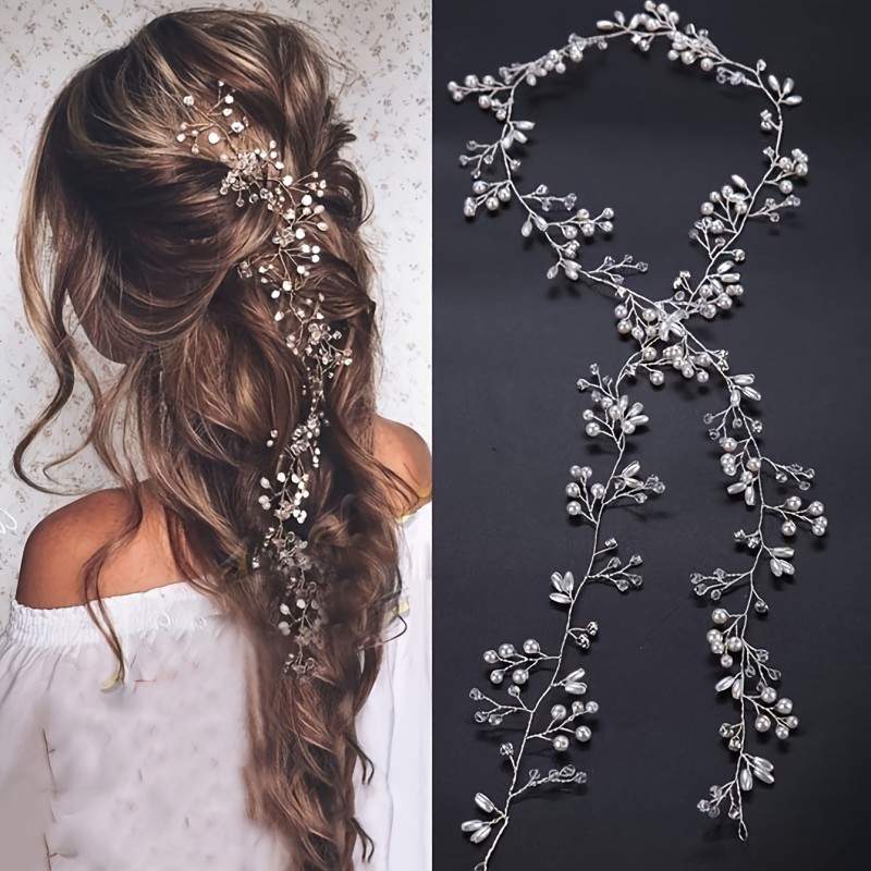 Elegant Rhinestone Bridal Hair Accessory - Perfect For Weddings, Parties & Birthdays