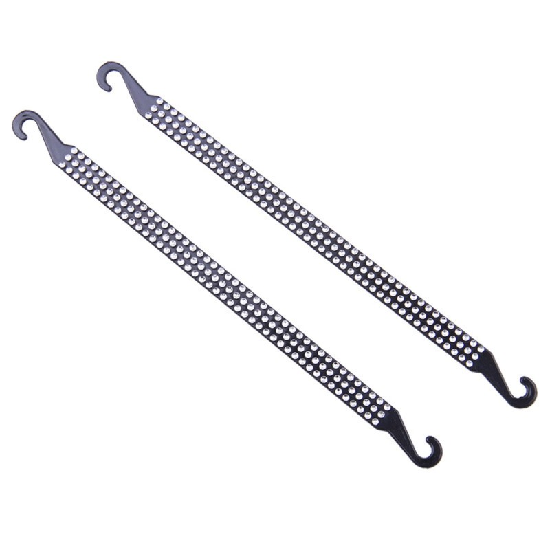 2pcs Elegant Hair Claw Clips for Women - Simple, Solid Color, Rectangular Design - Perfect for Styling Updos & Ponytails
