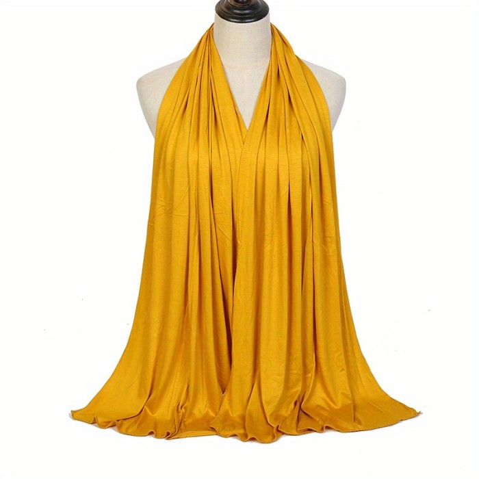 Stretchy Hijab Large Plain Maxi Scarf Shawl High Quality Wrap Warm Eid Gifts Mothers Day Gifts