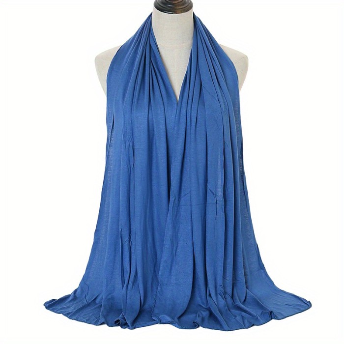 Stretchy Hijab Large Plain Maxi Scarf Shawl High Quality Wrap Warm Eid Gifts Mothers Day Gifts