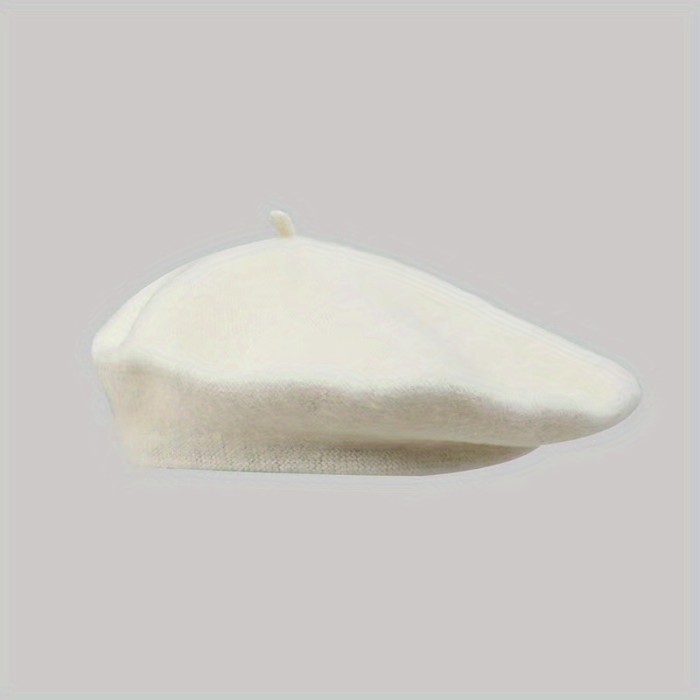 Chic Women's Knit Beret - Warm, Lightweight & Stylish for Fall\u002FWinter | Perfect for Daily Wear & Christmas Outings
