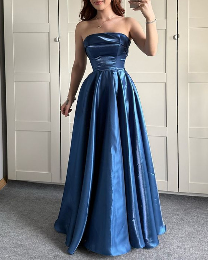 Fashion Strapless Party Dress