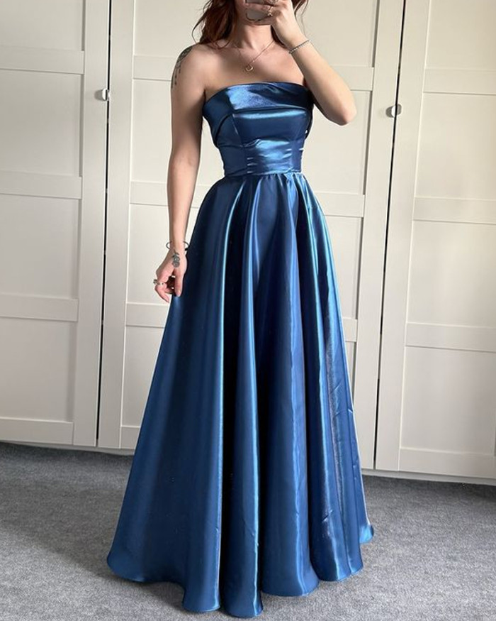 Fashion Strapless Party Dress