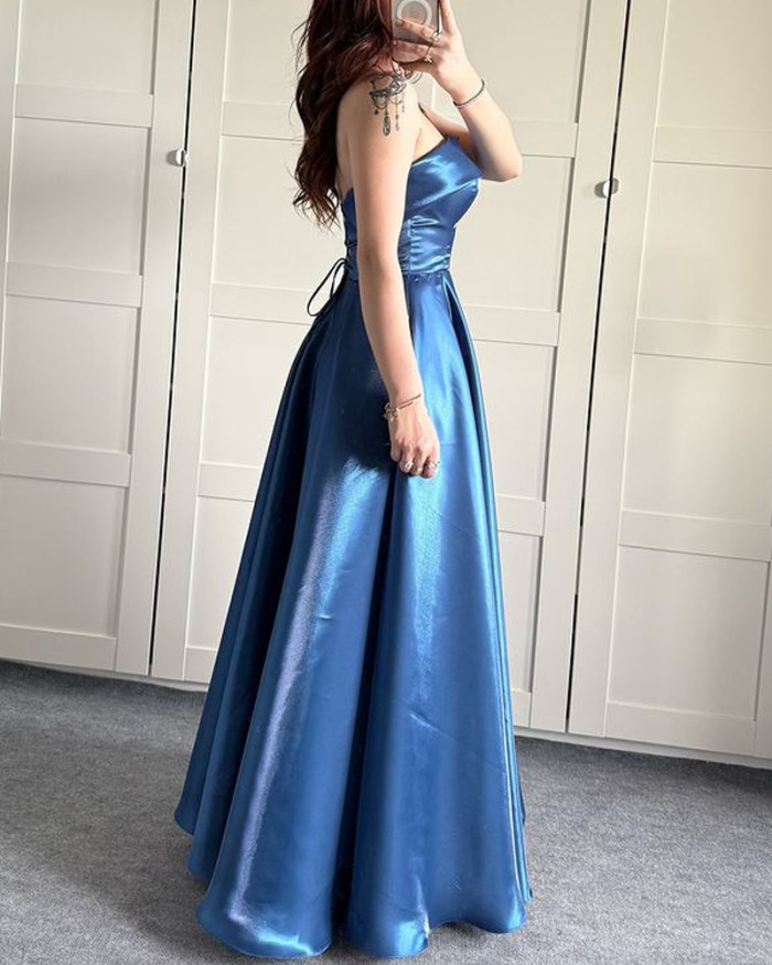 Fashion Strapless Party Dress