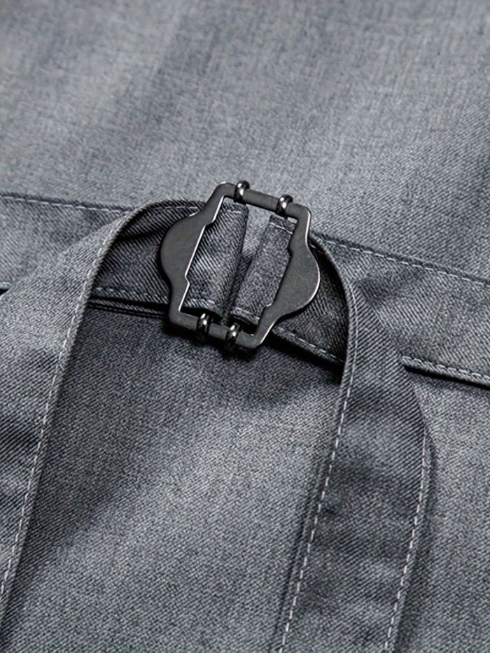 Men's Chic V-Neck Slant Single Breasted Waistcoat - Formal Dress Vest for Wedding Party, Performance, and Special Occasions - Stylish, Versatile, and Comfortable Design with Adjustable Back and Classic V-Neckline