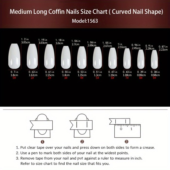 24pcs Chic Brown French Press-On Nails - Medium Long Coffin Shape with Floral & Plant Design, Glossy Finish - Reusable Fake Nails for Women and Girls