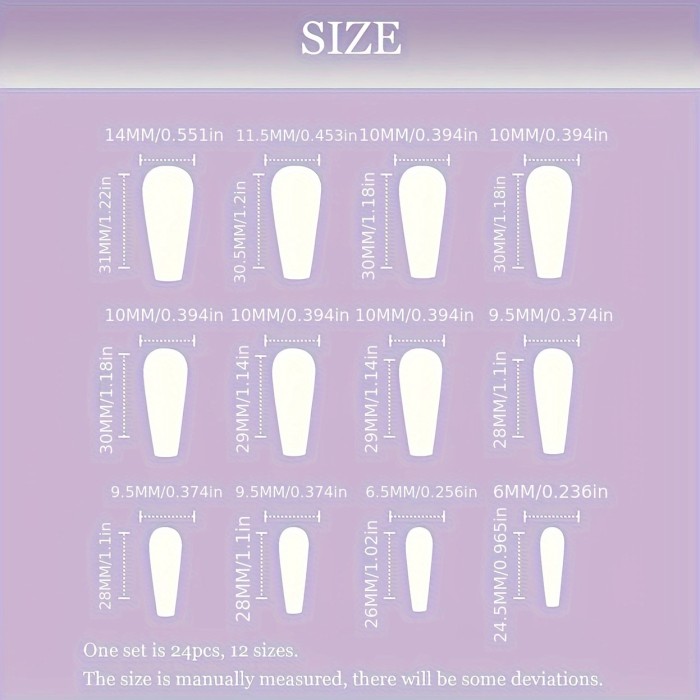 Glamorous Long Ballet Press On Nails – Elegant Nude Glossy Finish with Glitter Rhinestone Floral Desi actionTypes to Keep Women's Manicure Everyday Chic