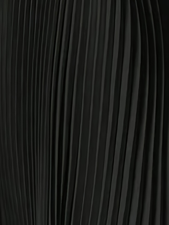 Elegant Solid Color Pleated Dress with a Faux Two-Piece Design, Featuring a Flowing Long Skirt Suitable for Banquets.