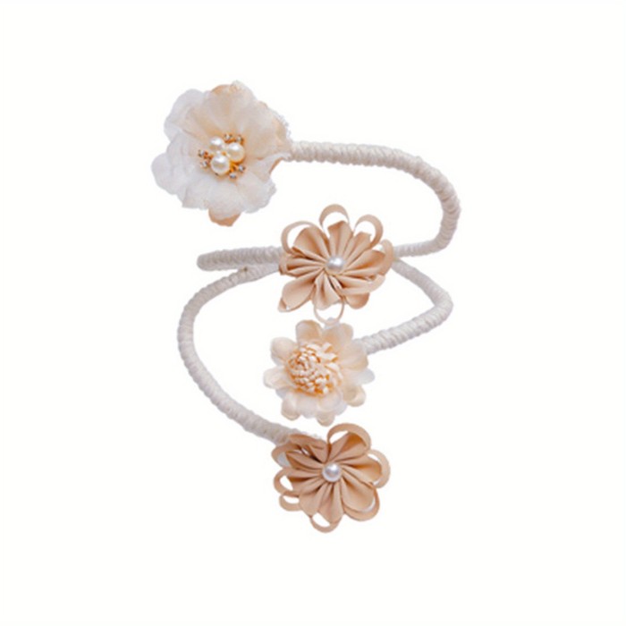 Flower Curtain Tieback Twist Bough Rope Curtain Tie Backs for Living Room Bedroom Curtain Holder for Drapes