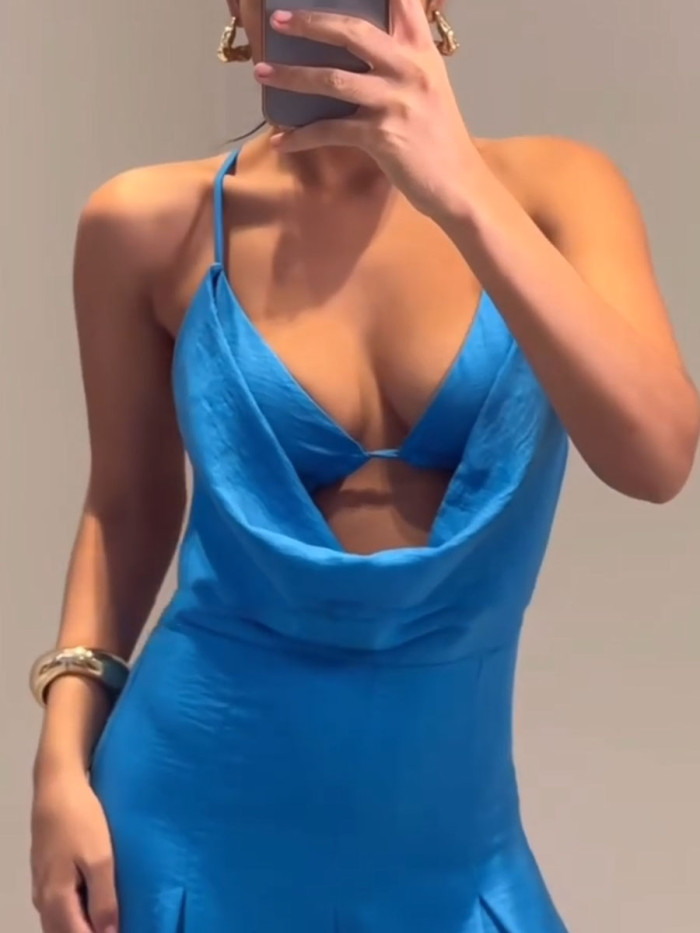Chic backless sexy jumpsuit
