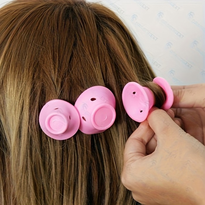 10pcs Heatless Hair Curler Set for All Hair Types - No Heat Curlers for Styling & Perming, Perfect Christmas Gift