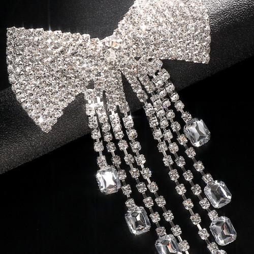 2025 New Style Hair Clip With Water Drill Butterfly Bow, Simple And Gentle Temperament, New Delicate Hair Clip, Fashionable Hair Accessory