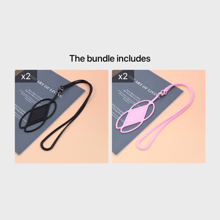 Universal Silicone Phone Lanyard - Comfortable Neck Strap, Adjustable & Durable - Fits Most Smartphones for Daily Convenience & Accessibility