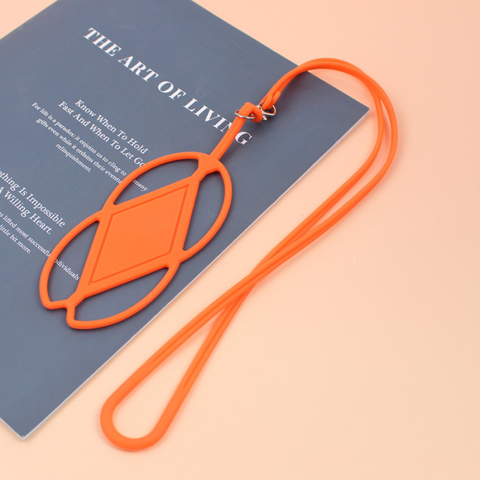 Universal Silicone Phone Lanyard - Comfortable Neck Strap, Adjustable & Durable - Fits Most Smartphones for Daily Convenience & Accessibility