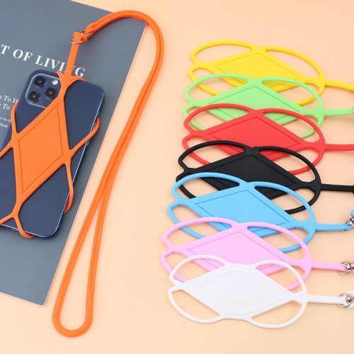 Universal Silicone Phone Lanyard - Comfortable Neck Strap, Adjustable & Durable - Fits Most Smartphones for Daily Convenience & Accessibility