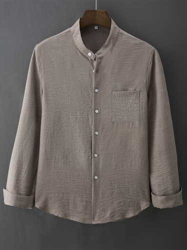 Men's Casual Button-Down Shirt