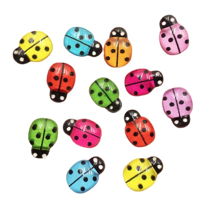 30pcs Resin Cute Colorful Beautiful Flatback Rhinestone Appliques DIY Wedding Home Scrapbook Crafts Accessories