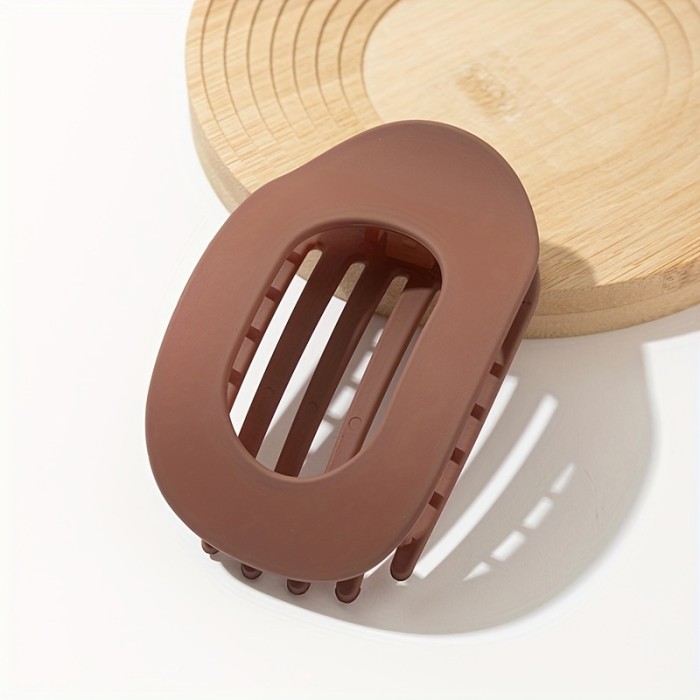 3pcs Elegant Acrylic Hair Clips Set - Solid Color, Strong Grip, Flexible Teeth, Comfortable Curved Design, Fashionable and Versatile Hair Accessories for Teens, Perfect for Daily Wear, Christmas, Valentine'S Day, Campus Events