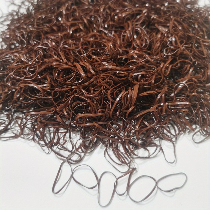 1000pcs Clear Elastic Hair Rubber Bands Transparent Mini Hair Ties Small Stretch Hair Bands For Women