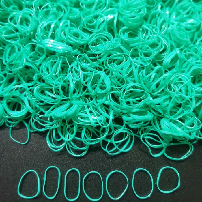 1000pcs Clear Elastic Hair Rubber Bands Transparent Mini Hair Ties Small Stretch Hair Bands For Women