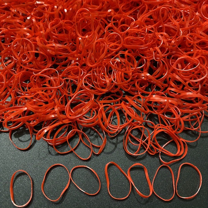 1000pcs Clear Elastic Hair Rubber Bands Transparent Mini Hair Ties Small Stretch Hair Bands For Women
