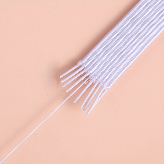 1pc, 3MM\u002F6MM\u002F10MM Flat Elastic Bands Black White Nylon Rubber Waist Band For Pregnant Baby DIY Sewing Garment Applique Bags Accessories, Household Sewing Machine Sewing Accessories, Sewing Machine Accessories, DIY Sewing Accessories