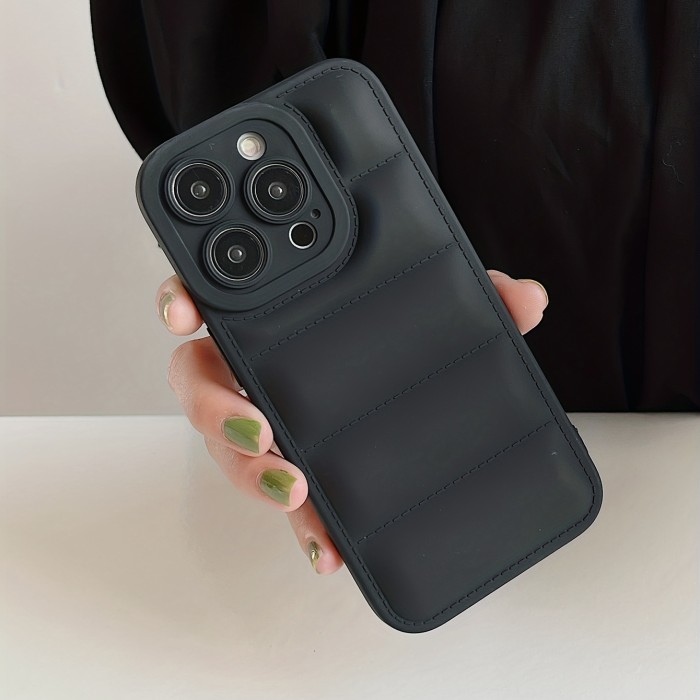 Frosted Down Jacket Phone Case