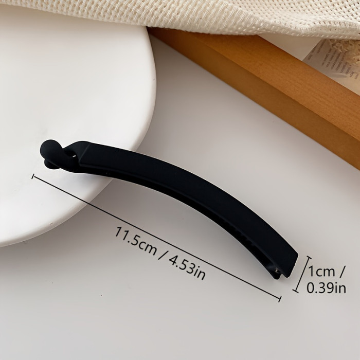 14+ Resin Hair Clip Set - Non-Slip Banana Clips, Elegant Minimalist Design, Solid Matte Colors, Retro-Inspired, Functional Fashion Hair Accessories for Birthday Gift (Multiple Pieces)