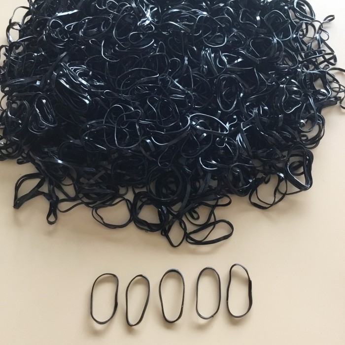 1000pcs Clear Elastic Hair Rubber Bands Transparent Mini Hair Ties Small Stretch Hair Bands For Women