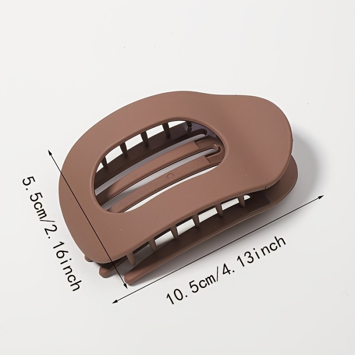 3pcs Elegant Acrylic Hair Clips Set - Solid Color, Strong Grip, Flexible Teeth, Comfortable Curved Design, Fashionable and Versatile Hair Accessories for Teens, Perfect for Daily Wear, Christmas, Valentine'S Day, Campus Events