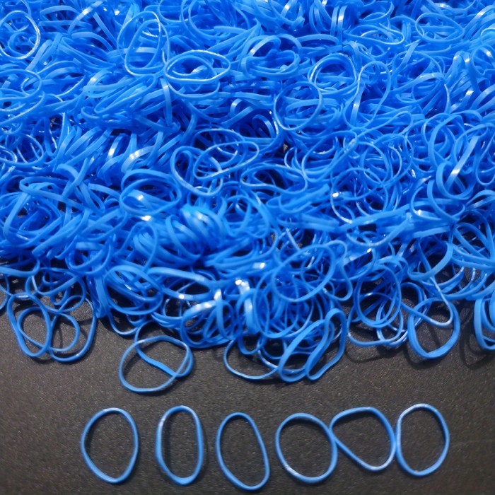 1000pcs Clear Elastic Hair Rubber Bands Transparent Mini Hair Ties Small Stretch Hair Bands For Women
