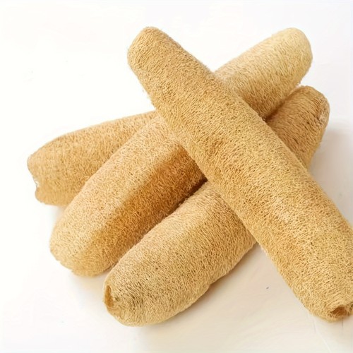 Natural Organic Loofahs, Loofah Shower for Exfoliating Skin Body Scrubber Use in Bath Shower, Large Body Wash Cleaning Spa Bath Spa Skin Care Back Accessories Scrubber Brush - 4PCS