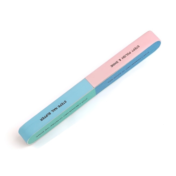 High Quality Multi-Sided Nail File Set with Polished Sponge Sand Bars - Perfect for Nail Art and Polish
