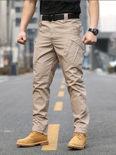Men's Tactical Pants - Slim Fit, Combat-Ready, Durable for Outdoor Training & Military Fans (Army Style)